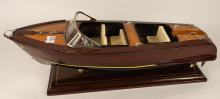 WOODEN SPEED BOAT MODEL