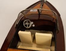 WOODEN SPEED BOAT MODEL