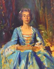 PORTRAIT OIL BY ADAM SHERRIFF SCOTT