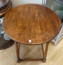 DUTCH OAK LAMP TABLE