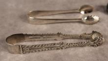 STERLING PICKLE TONGS