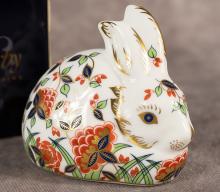 TWO ROYAL CROWN DERBY PAPERWEIGHTS