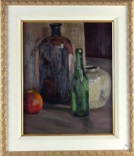 STILL LIFE OIL ATTRIBUTED TO ALEEN AKED