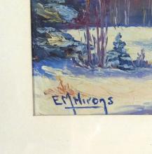 PAIR E.M. MIRONS PAINTINGS