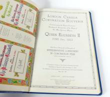 TWO LONDON, ONTARIO CORONATION BOOKS