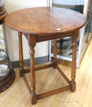 DUTCH OAK LAMP TABLE