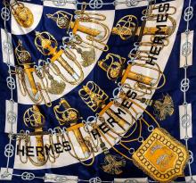 HERMES SILK SCARF