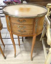 PAIR OF FRENCH LAMP COMMODES