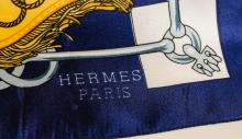 HERMES SILK SCARF