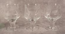 ETCHED GLASS STEMWARE