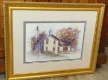 TWO FRAMED WATERCOLOURS