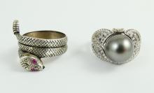 2 STERLING RINGS