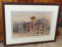 TWO FRAMED WATERCOLOURS