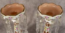 PAIR OF BOHEMIAN CRYSTAL LUSTRES