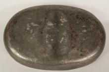 EARLY PEWTER FOOT WARMER