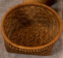 THREE INDIGENOUS BASKETS