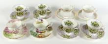 ROYAL ALBERT CUPS AND SAUCERS