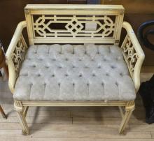 CHINESE CHIPPENDALE BENCH