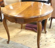 ANTIQUE FRENCH WALNUT DINING TABLE