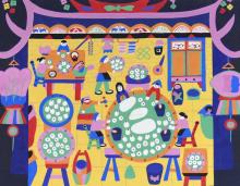 CONTEMPORARY CHINESE ACRYLIC PAINTING