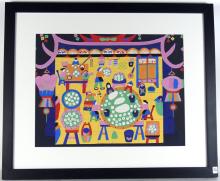 CONTEMPORARY CHINESE ACRYLIC PAINTING