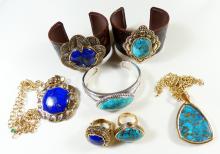 TURQUOISE & LAPIS JEWELLERY