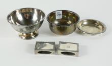 STERLING SILVER BOWLS, ETC.