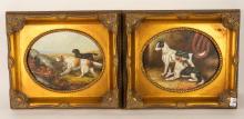 PAIR OF "DOG" PAINTINGS