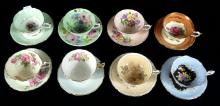 COALPORT INDIAN TREE, PARAGON CUPS & SAUCERS