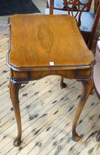 ANTIQUE WALNUT LAMP TABLE