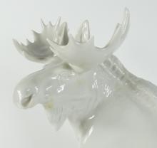 PORCELAIN "MOOSE" FIGURINE