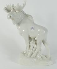 PORCELAIN "MOOSE" FIGURINE