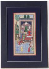 ANTIQUE MUGHAL SCHOOL PAINTING