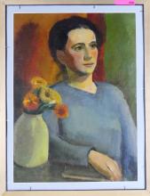 DOUBLE-SIDED PORTRAIT OIL