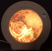 PORCELAIN LITHOPANE LIGHT