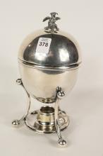 ANTIQUE SILVERPLATE EGG COOKER