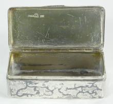 ANTIQUE RUSSIAN SILVER SNUFF BOX