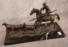 JORGE COSTE BRONZE "DON QUIXOTE" SCULPTURE