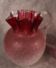 VICTORIAN FROSTED GLASS BEVERAGE SET