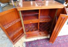 CHINESE ROSEWOOD BAR CABINET