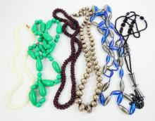 14 BEADED NECKLACES