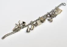 STERLING CHARM BRACELET