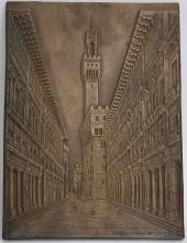 ITALIAN BRONZE PLAQUE