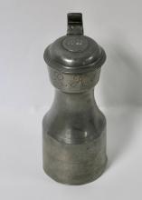 RARE PEWTER TAPPIT HEN