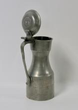 RARE PEWTER TAPPIT HEN