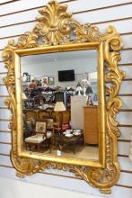 ITALIAN GILTWOOD WALL MIRROR