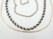3 STERLING CHAINS