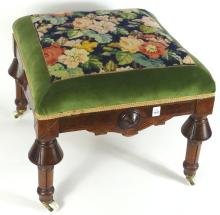 STRIKING ANTIQUE FOOTSTOOL