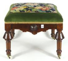 STRIKING ANTIQUE FOOTSTOOL
