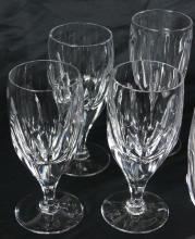 12 ROYAL BRIERLEY CRYSTAL WINE GLASSES